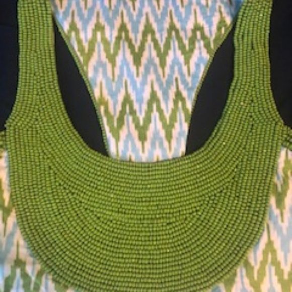 Cute Beaded Tunic Top or Mini Dress - Picture 2 of 3